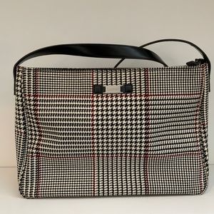 Ralph Lauren houndstooth shoulder bag
